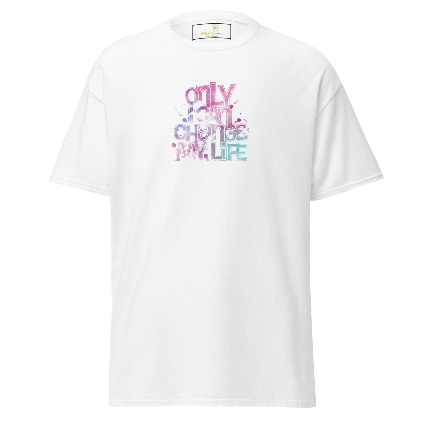 Unisex classic tee - TEXT ONLY I CAN CHANGE - REGULAR - White / S
