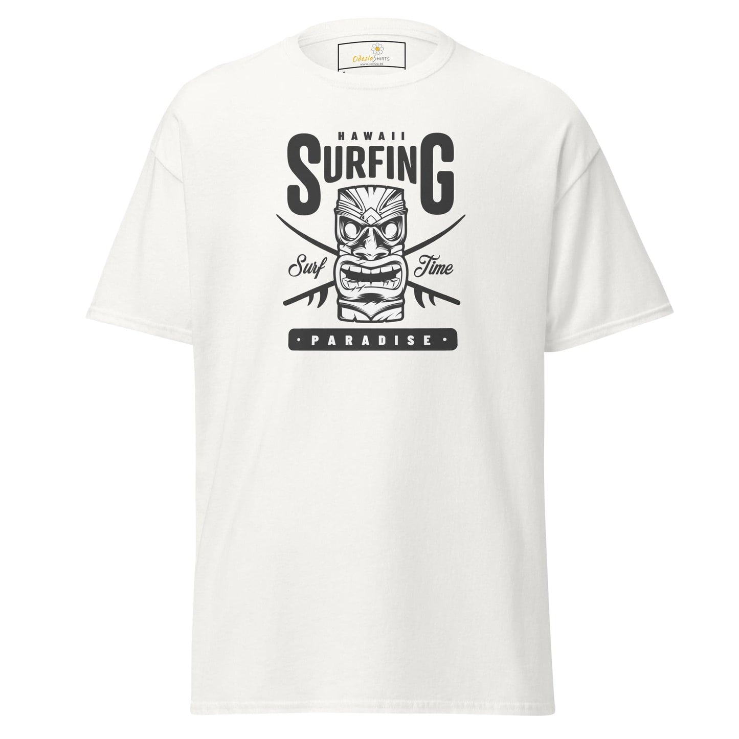 Unisex classic t-shirt - SUMMER HAWAI SURFING PARADISE - REGULAR - White / S