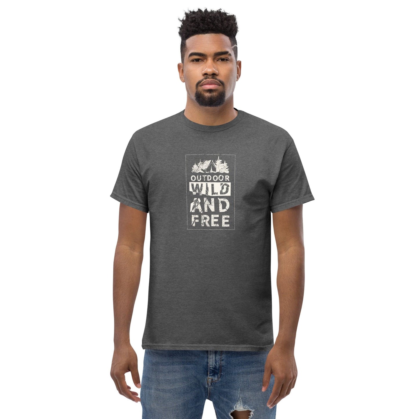 Art T-shirt Design Tee • Man / Woman • [s-xl] - Dark Heather / s