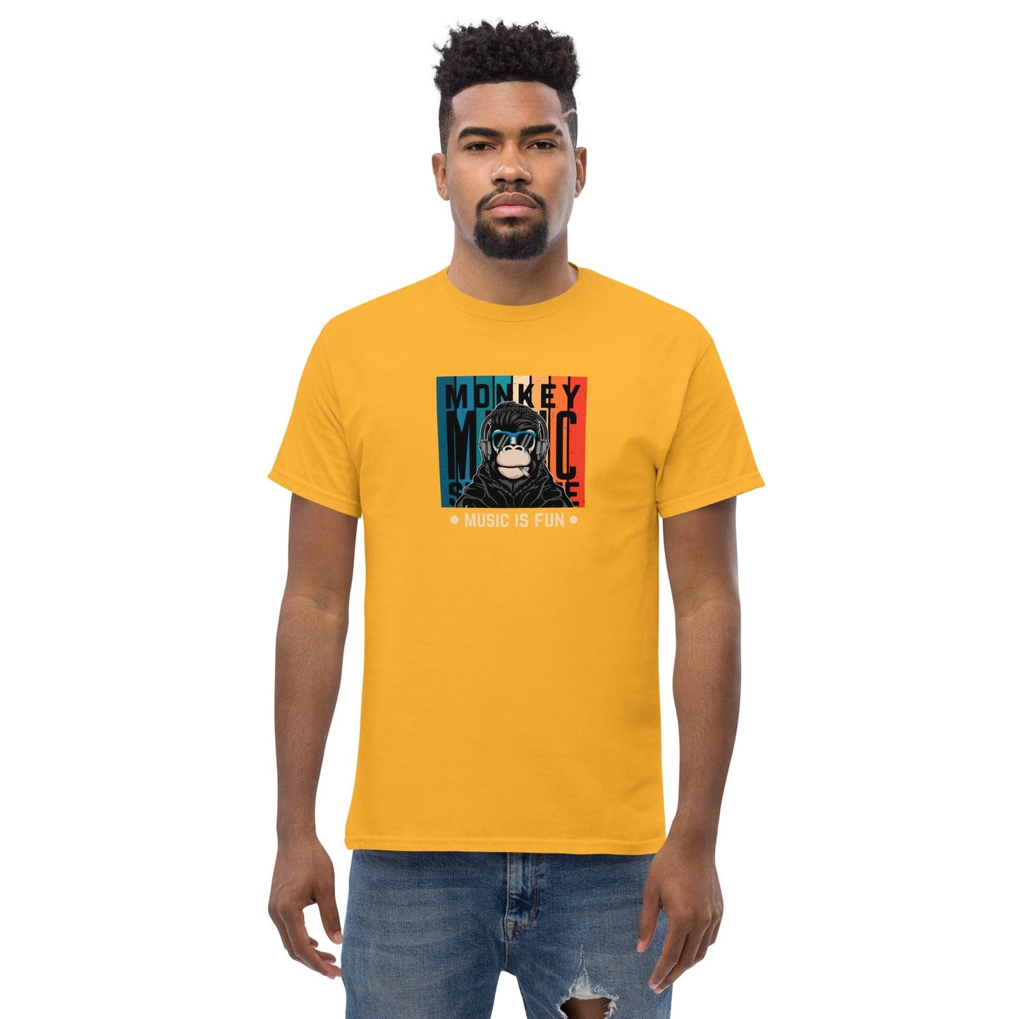 Art T-shirt Design Tee • Man / Woman • [s-xl] - Gold / s