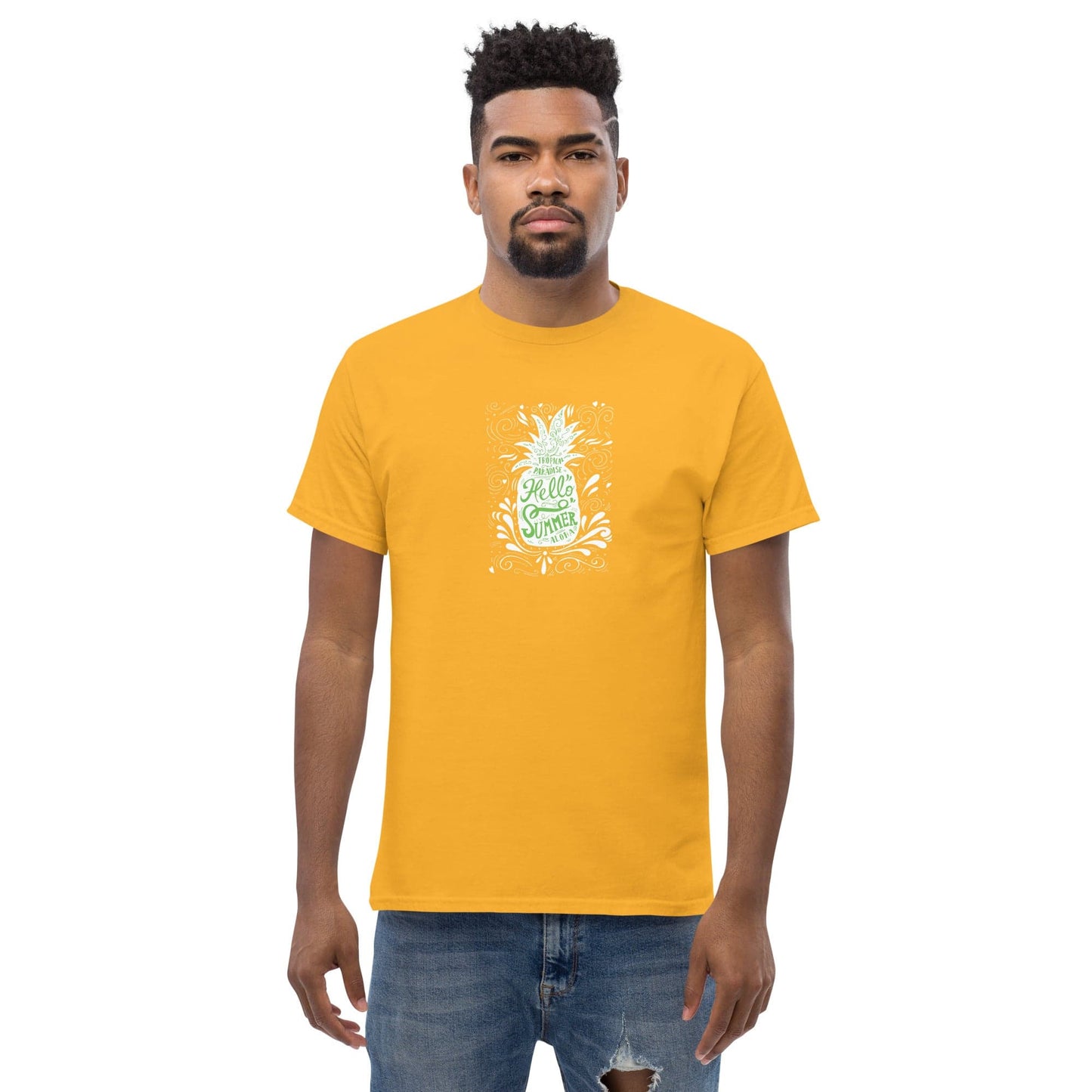 Art T-shirt Design Tee • Man / Woman • [s-xl] - Gold / s