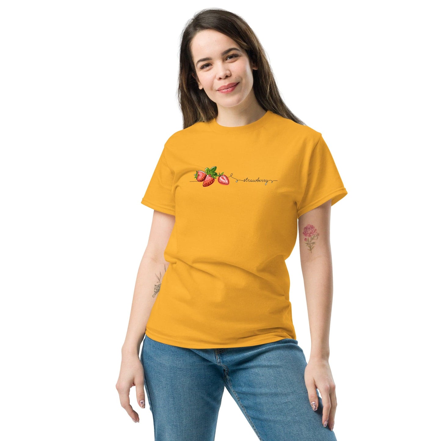 Art T-shirt Design Tee • Man / Woman • [s-xl] - Gold / s
