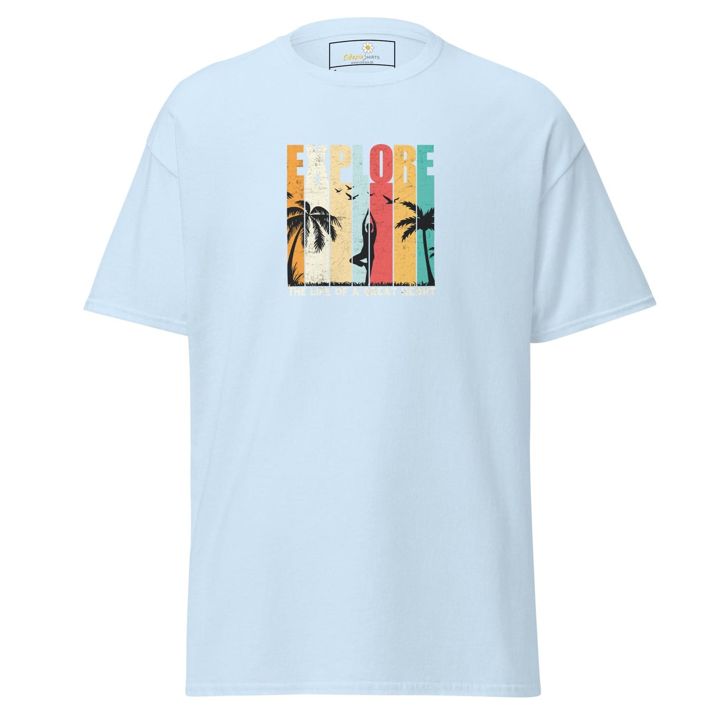 Art T-shirt Design Tee • Man / Woman • [s-xl] - Light Blue / s