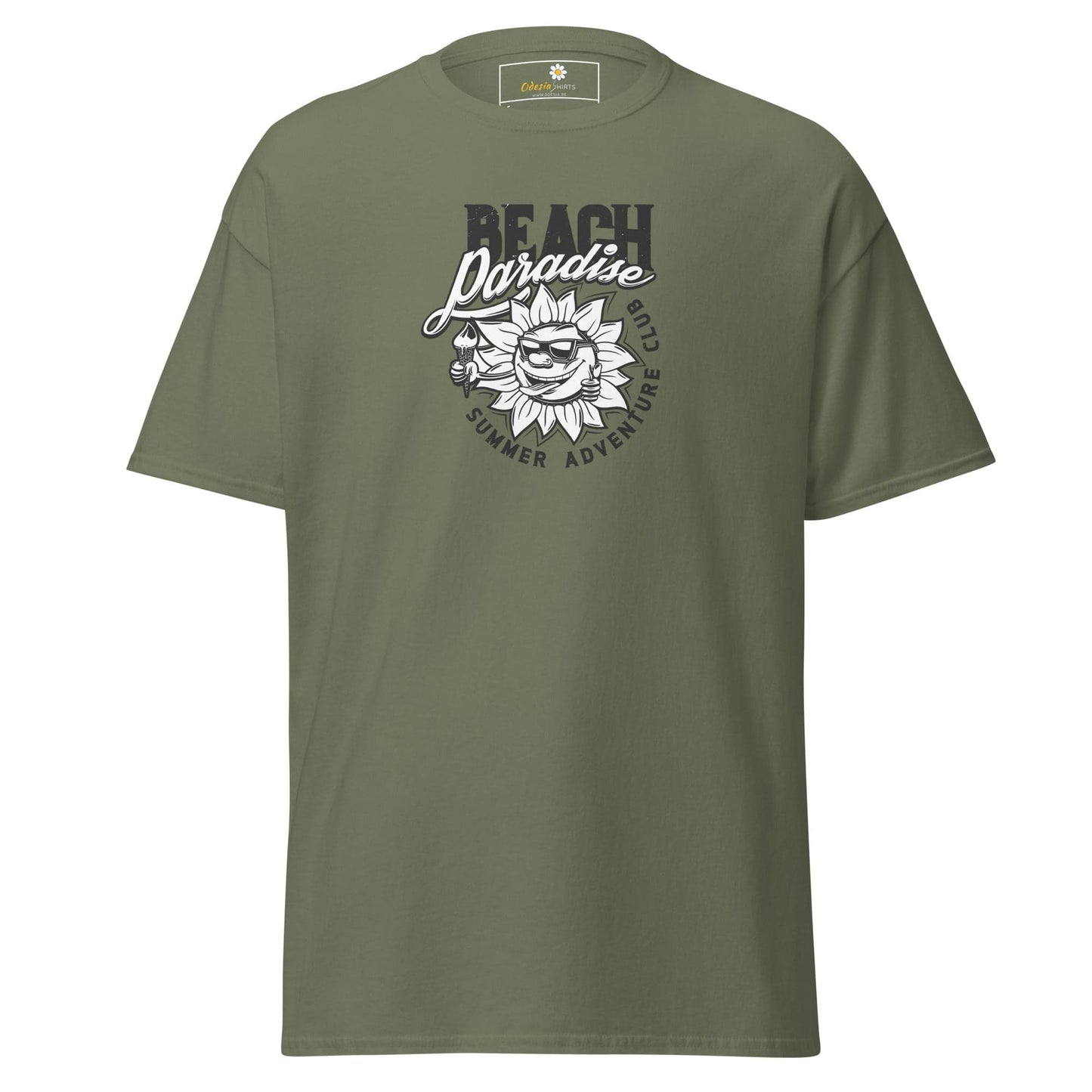 Art T-shirt Design Tee • Man / Woman • [s-xl] - Military Green / s