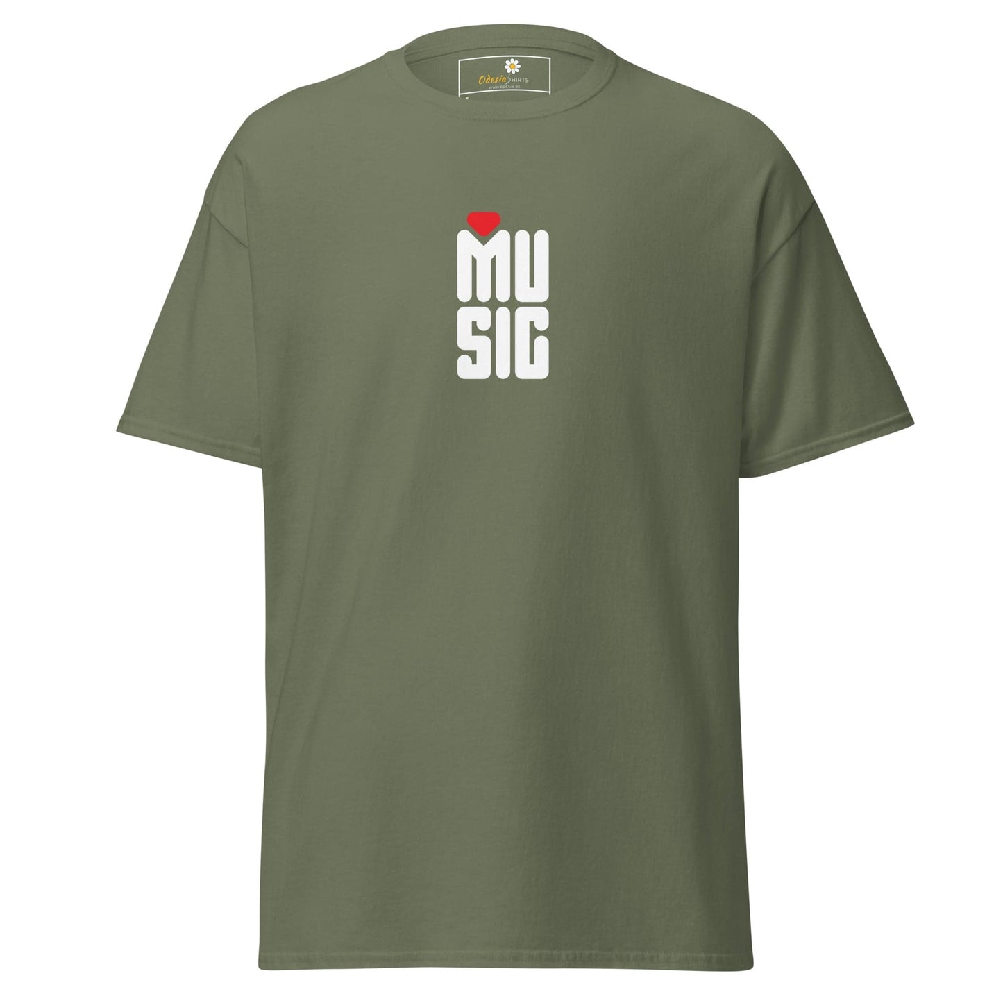 Art T-shirt Design Tee • Man / Woman • [s-xl] - Military Green / s