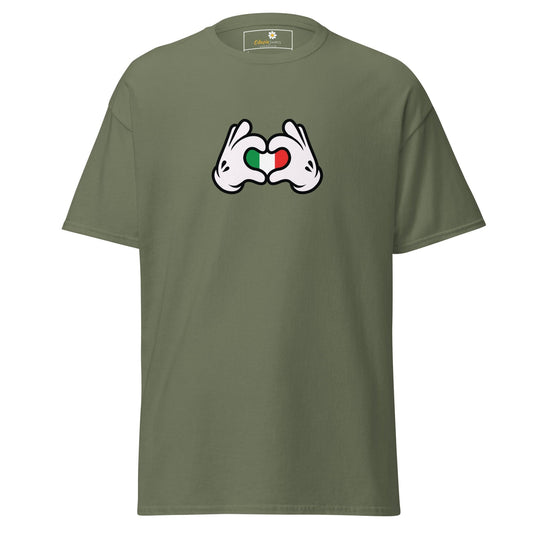 Art T-shirt Design Tee • Man / Woman • [s-xl] - Military Green / s