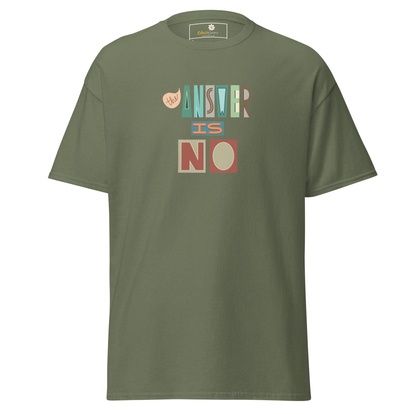Art T-shirt Design Tee • Man / Woman • [s-xl] - Military Green / s