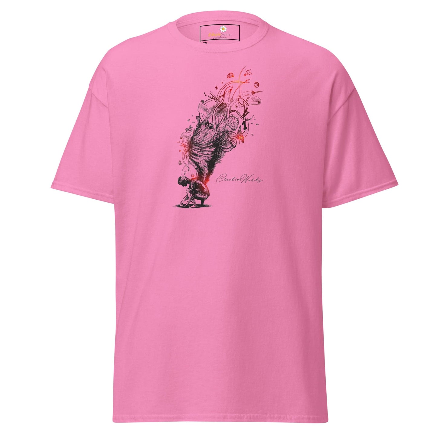 Art T-shirt Design Tee • Men / Women • [2xl-5xl] - Azalea / 2xl