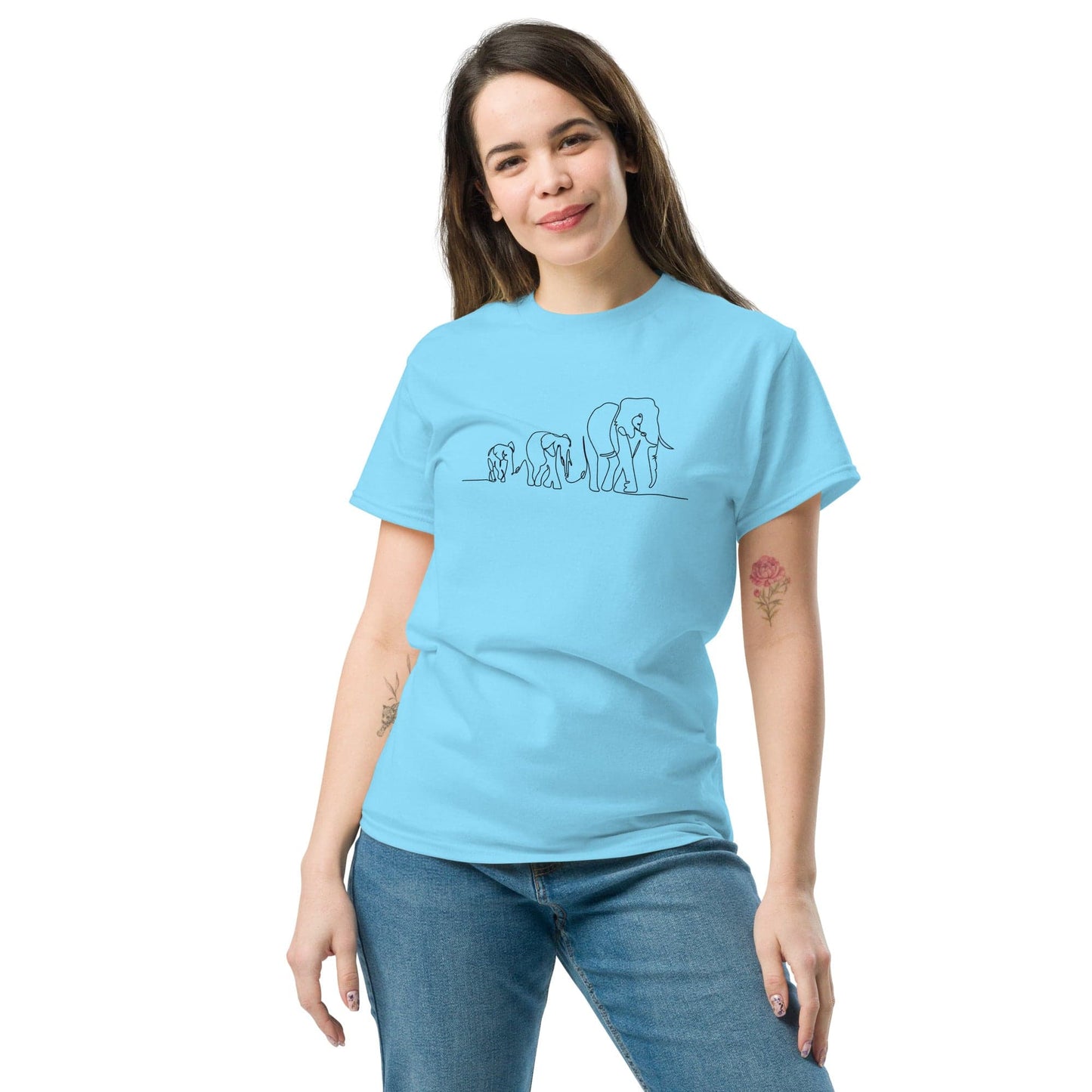 Art T-shirt Design Tee • Men / Women • [2xl-5xl] - Sky / 2xl