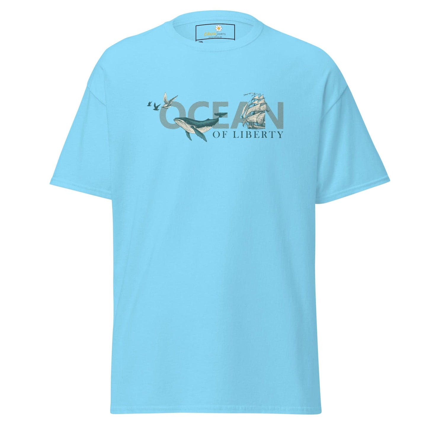 Art T-shirt Design Tee • Men / Women • [2xl-5xl] - Sky / 2xl