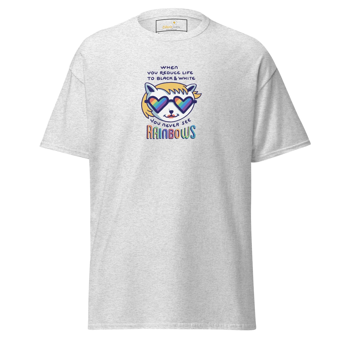 Unisex classic tee - COMMUNITY MISC SEE RAINBOWS - REGULAR - Ash / S