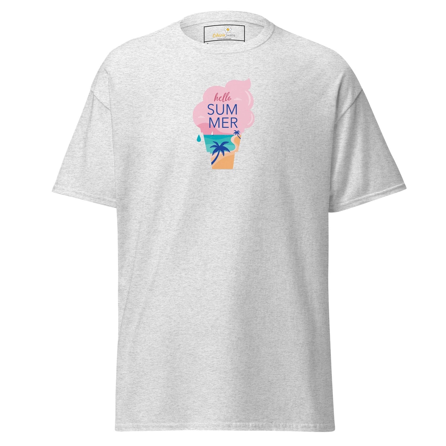 Unisex classic tee - SUMMER MISC ICE - REGULAR - Ash / S