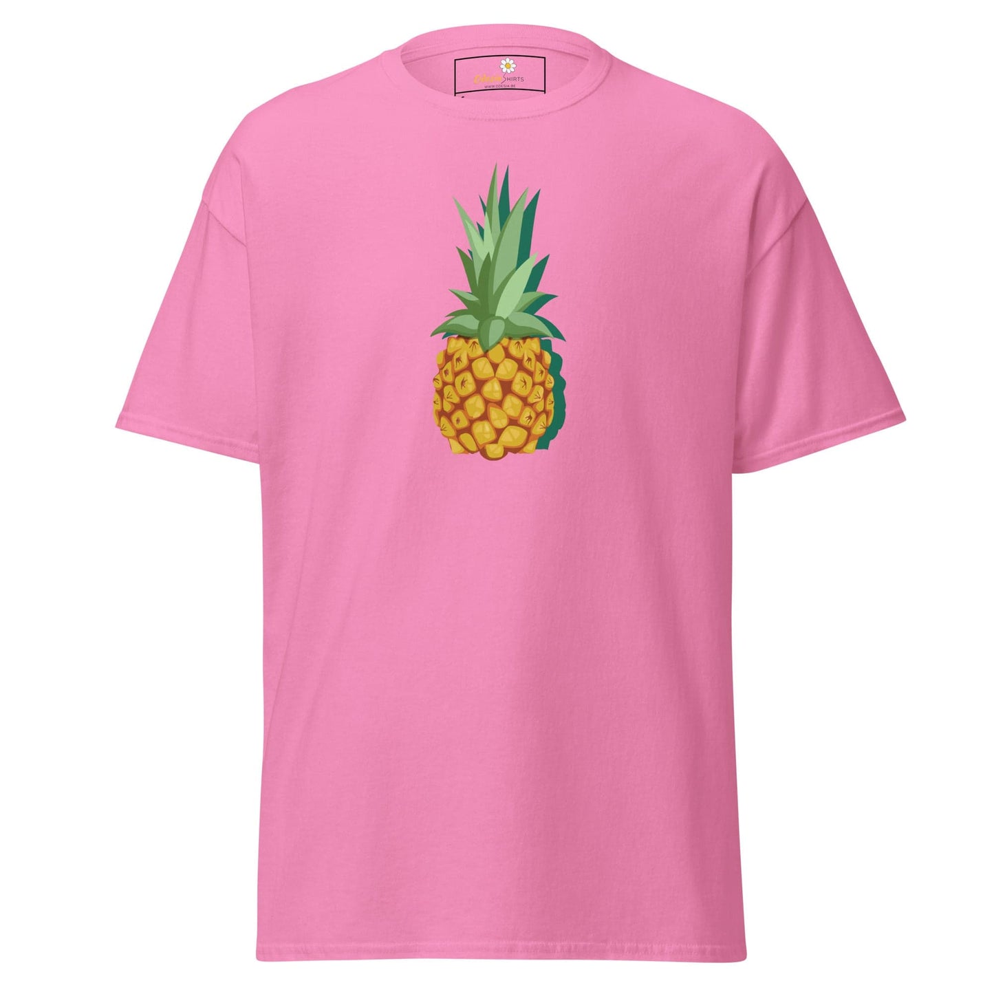 Unisex classic tee - SUMMER PINEAPPLE - REGULAR - Azalea / S