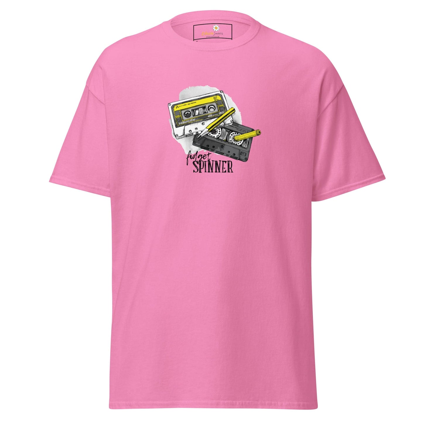 Unisex classic t-shirt - MUSIC TAPE SPINNER - REGULAR - Azalea / S