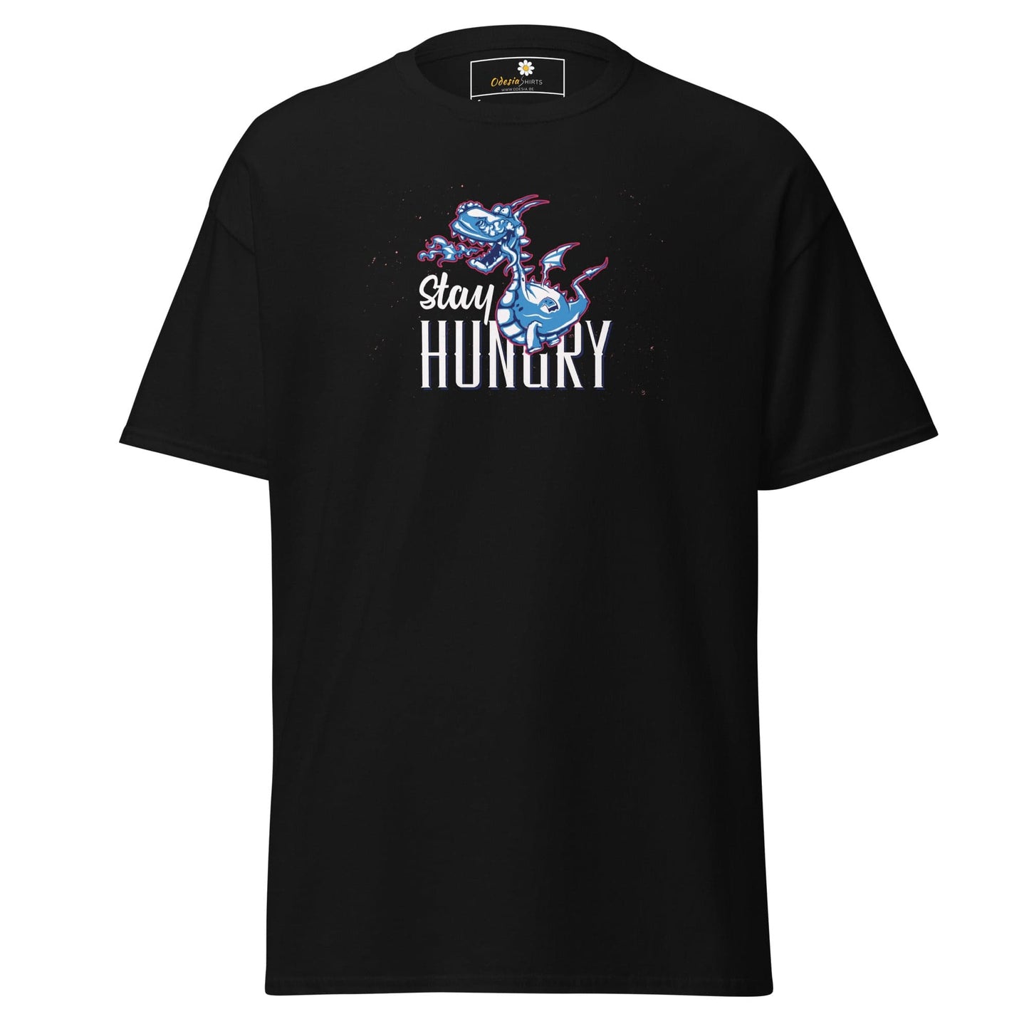 Unisex classic t-shirt - FUN STAY HUNGRY - REGULAR - Black / S