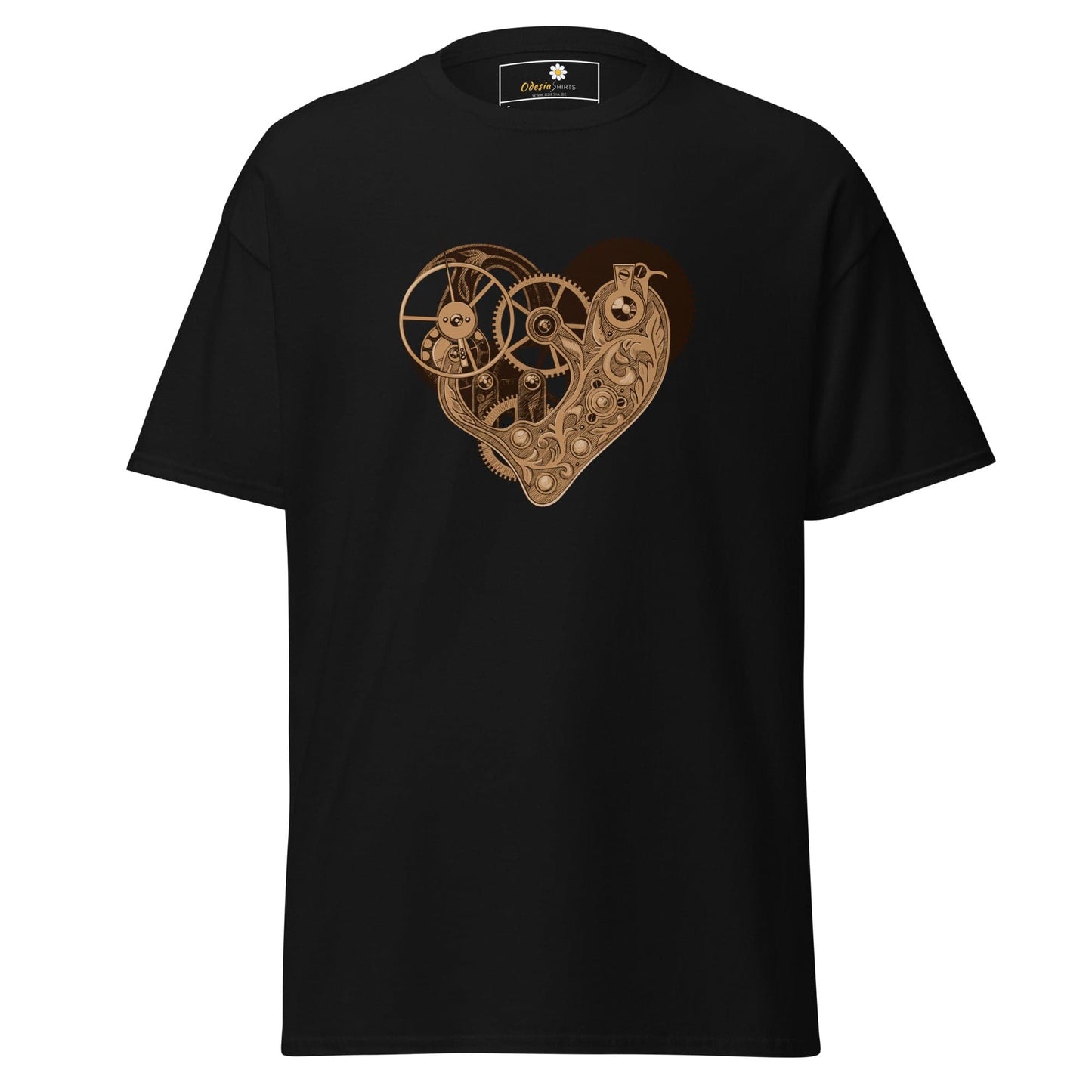 Unisex classic tee - ABSTRACT HEART - REGULAR - Black / S
