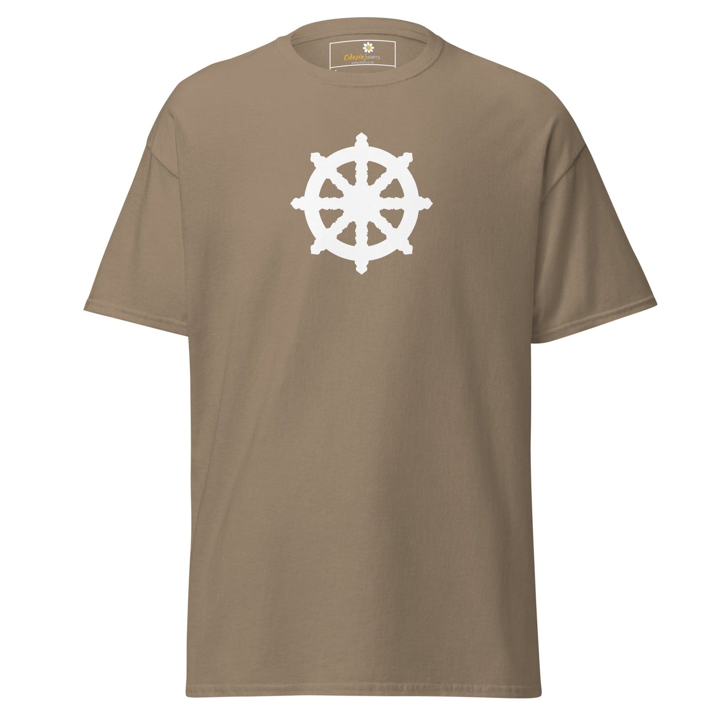 Unisex classic t-shirt - SPIRITUAL RUDDER - REGULAR - Brown Savana / S