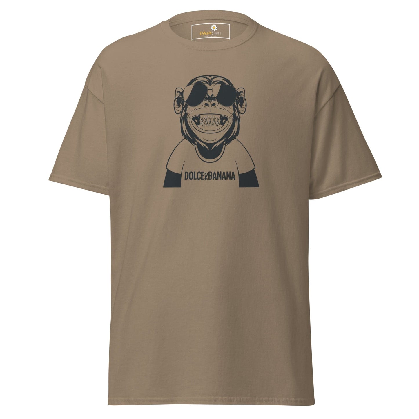 Unisex classic t-shirt - FUN DOLCE BANANA - REGULAR - Brown Savana / S