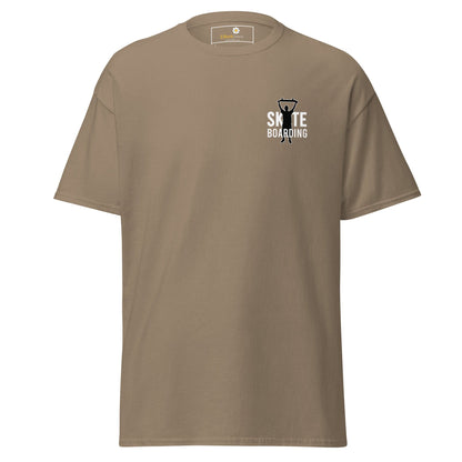 Unisex classic t-shirt - SPORT SKATEBOARDING - REGULAR - Brown Savana / S