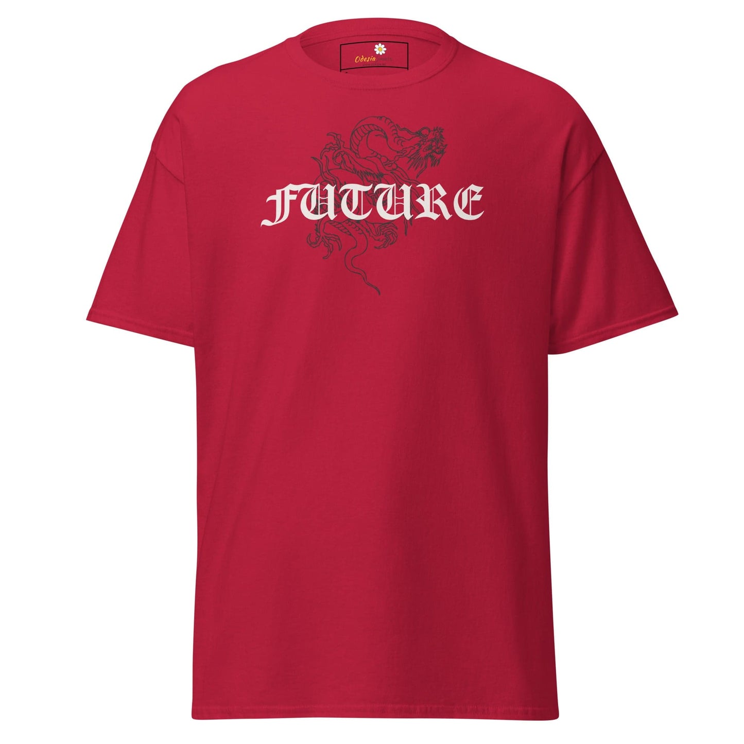 Unisex classic tee - MYSTIC FUTURE DRAGON - REGULAR - Cardinal / S