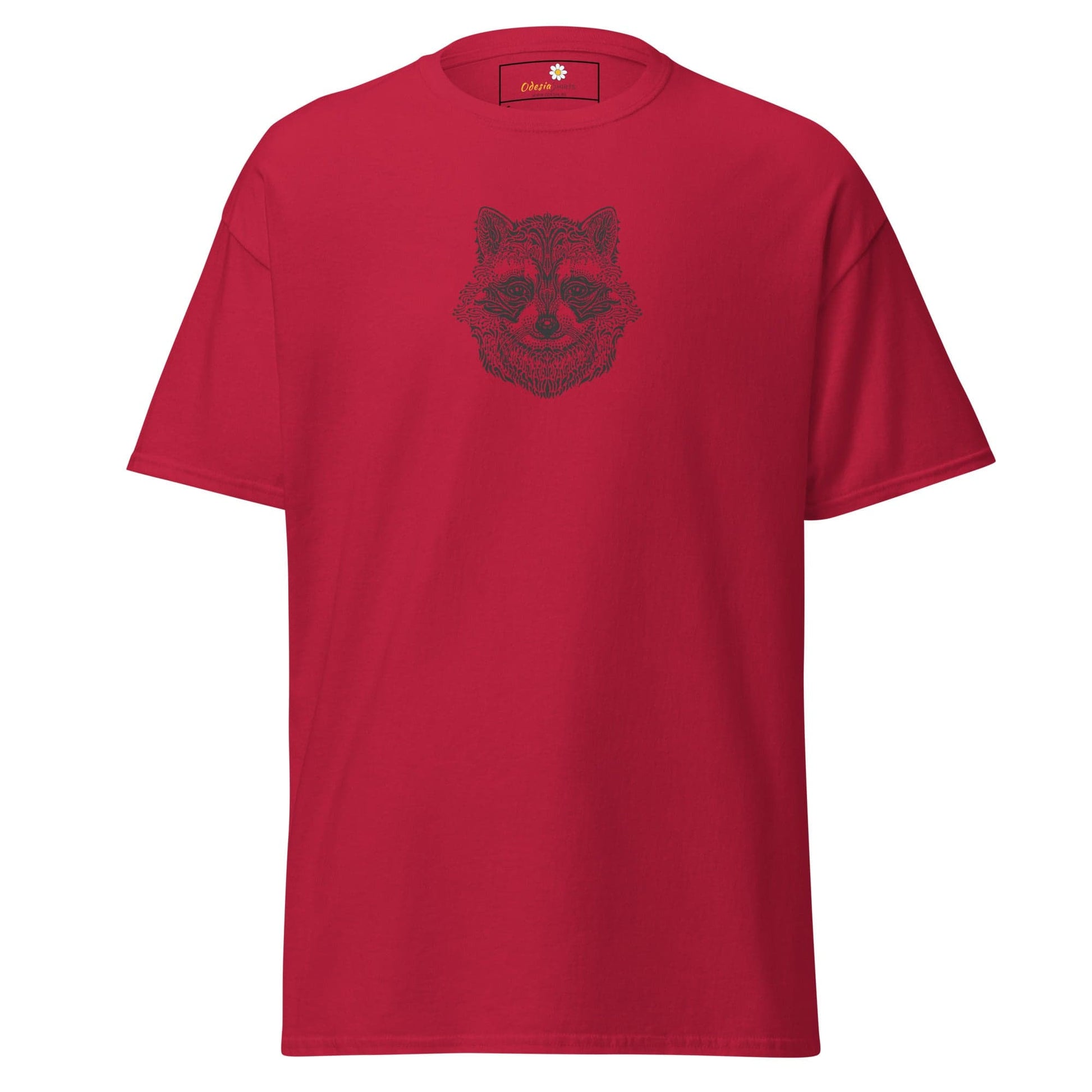 Unisex classic tee - WILD LIFE RACCOON - REGULAR - Cardinal / S