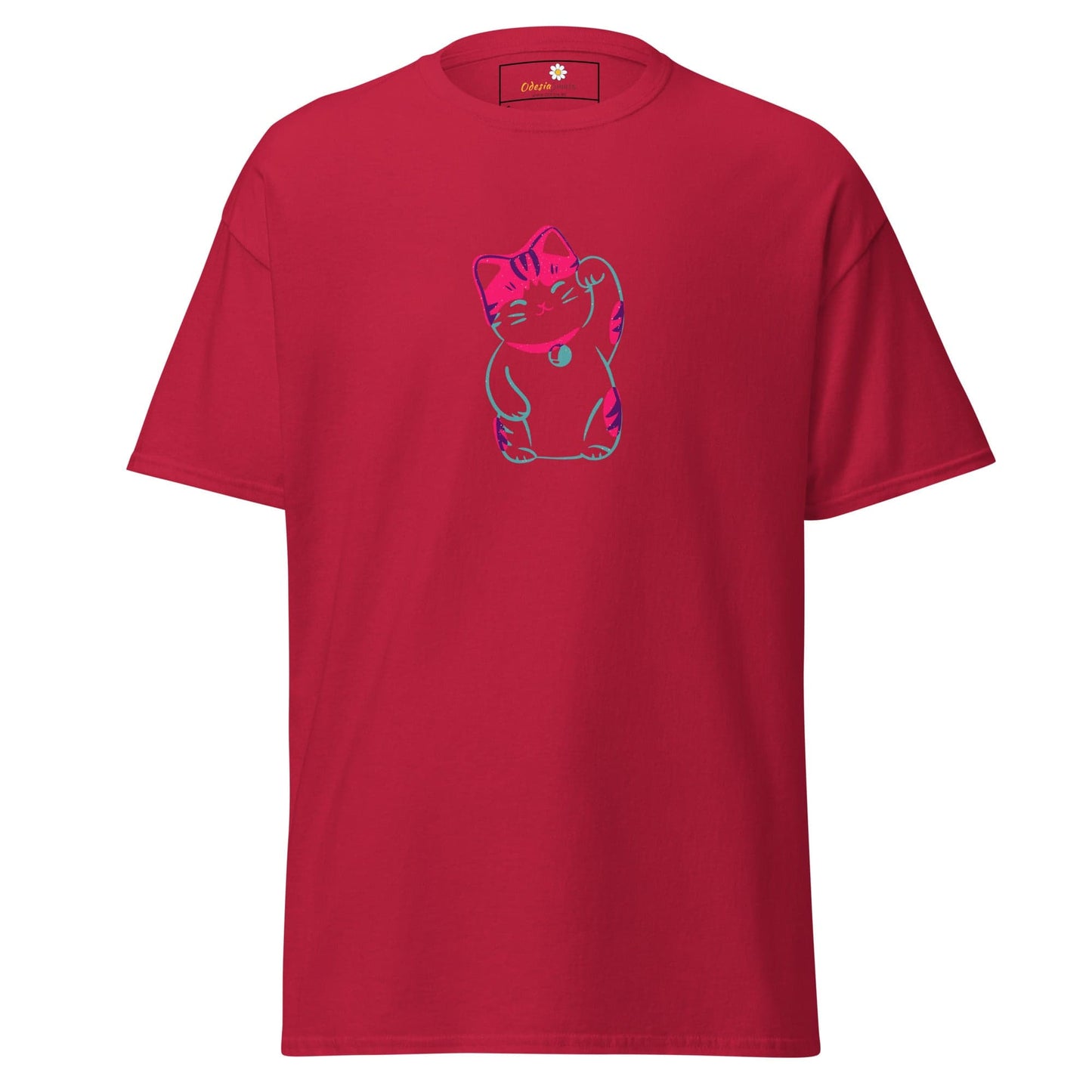 Unisex classic tee - ANIMALS SPIRITUAL LUCKY CAT 2 - REGULAR - Cardinal / S