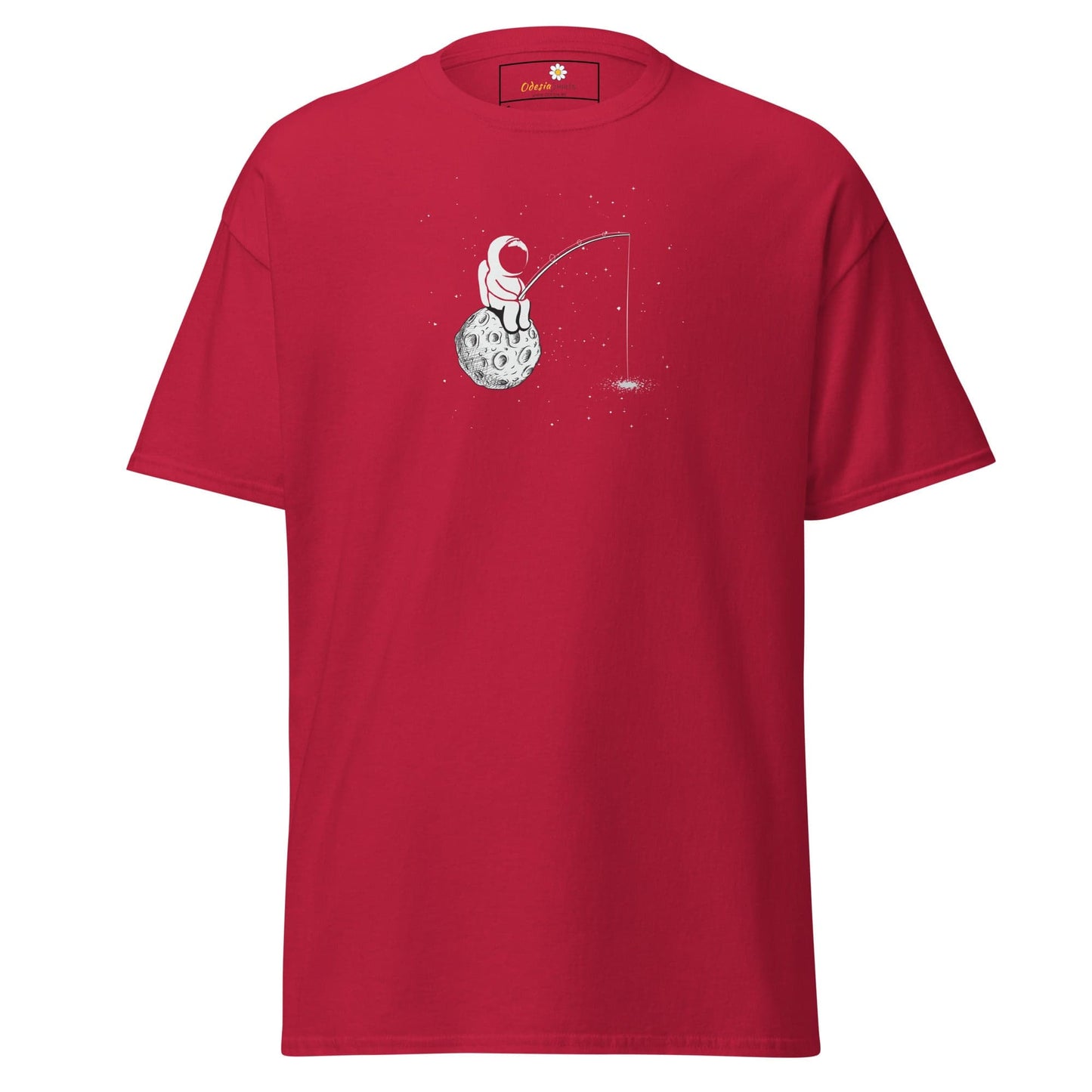 Unisex classic t-shirt - ASTRONAUT FISHING - REGULAR - Cardinal / S