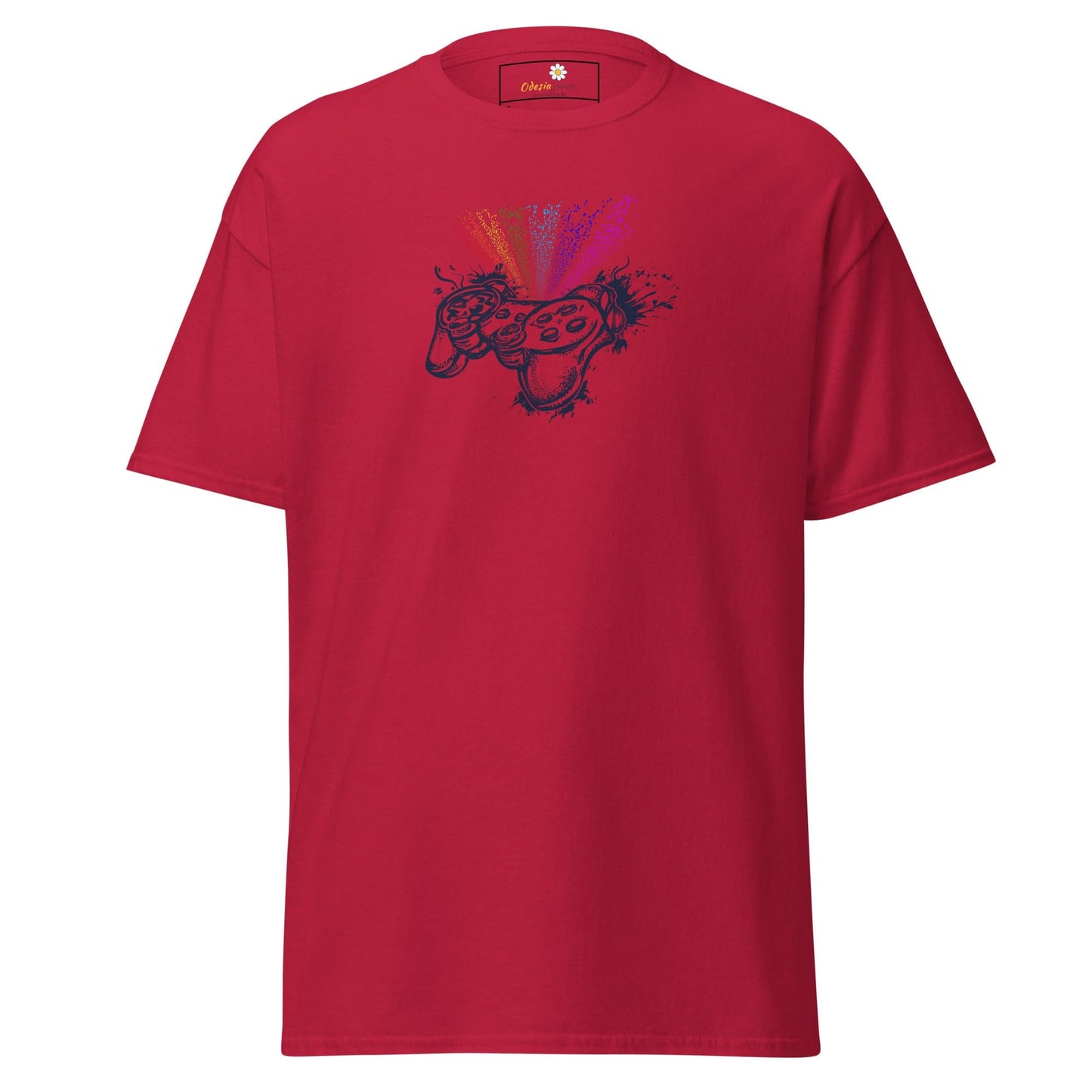Unisex classic tee - IT COLORFUL GAMER - REGULAR - Cardinal / S
