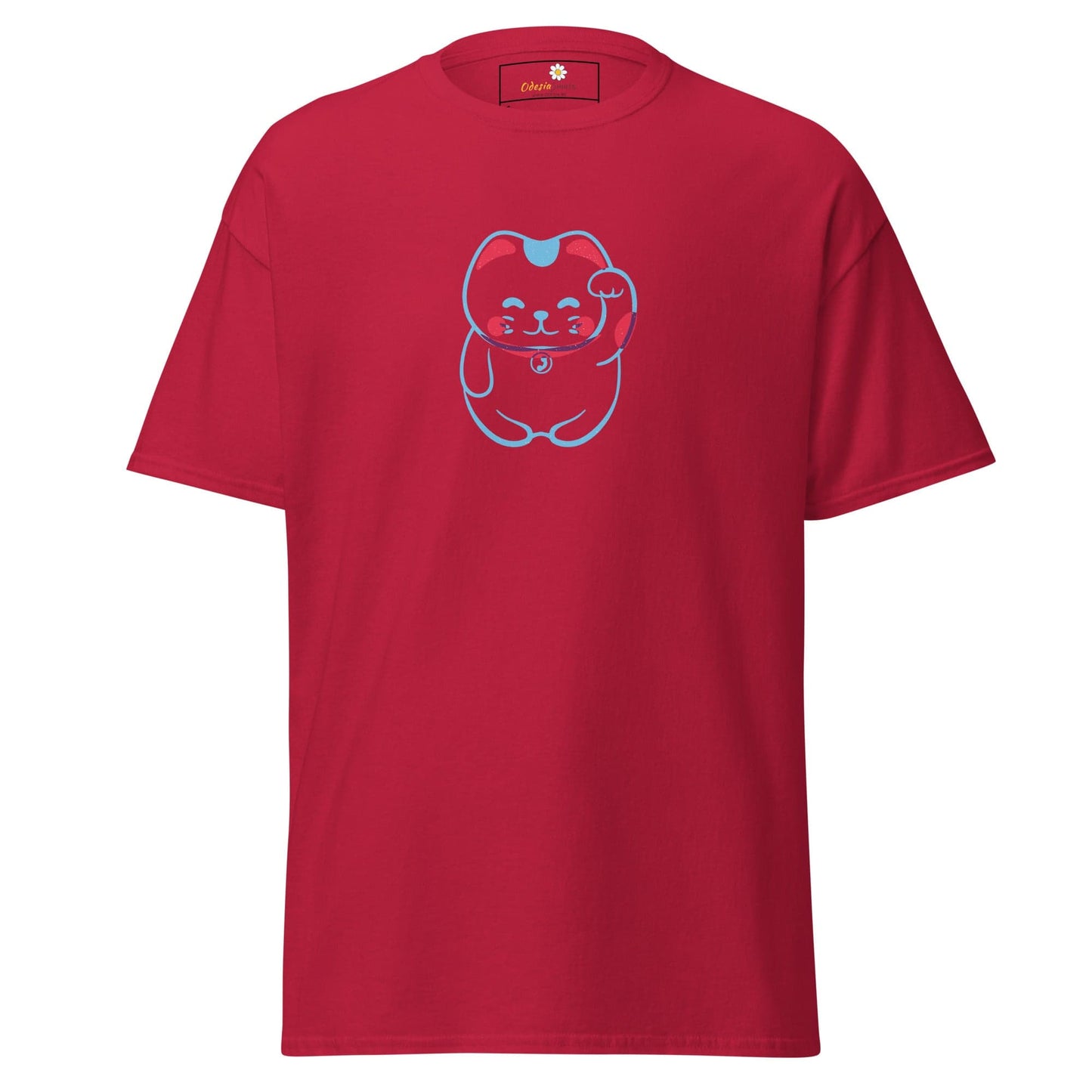Unisex classic tee - ANIMALS SPIRITUAL LUCKY CAT 1 - REGULAR - Cardinal / S