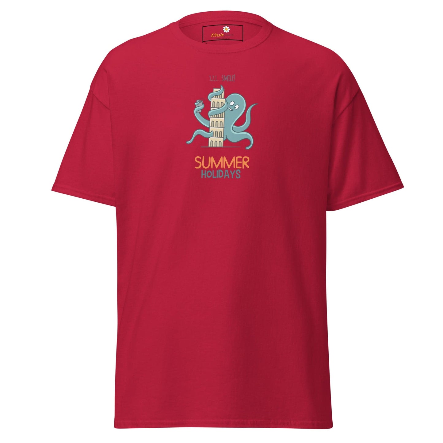 Unisex classic tee - SUMMER FUN HOLIDAYS - Cardinal / S