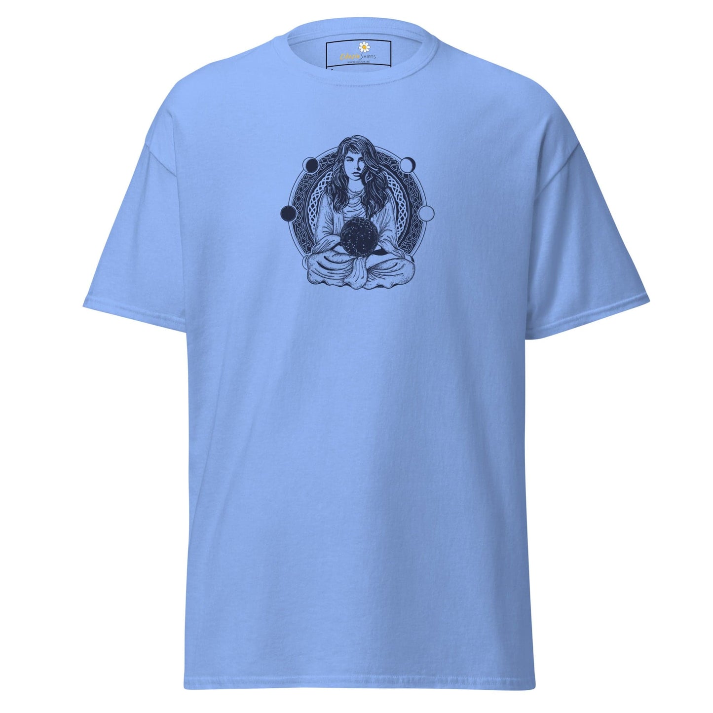 Unisex classic t-shirt - MYSTIC WOMAN MOON - REGULAR - Carolina Blue / S