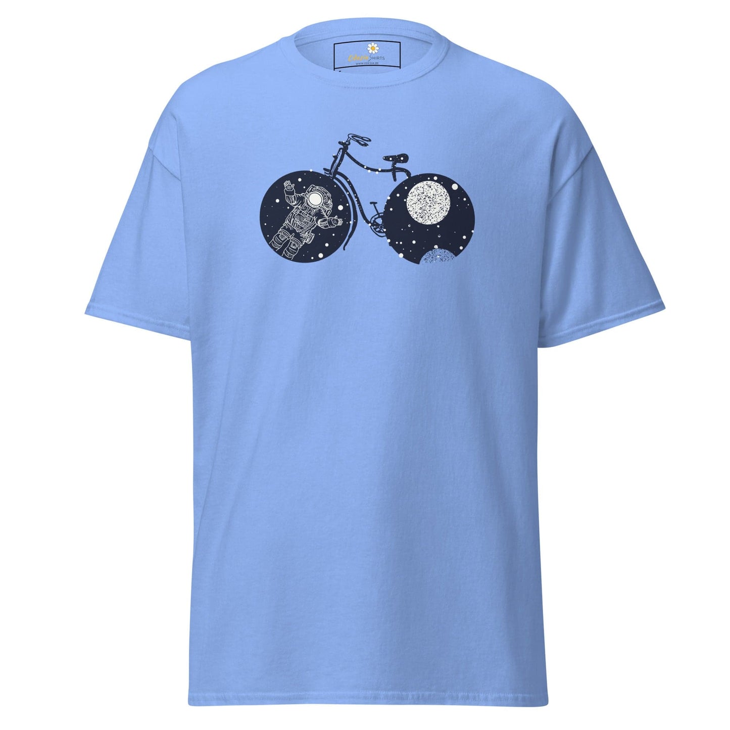 Unisex classic t-shirt - ASTRONAUT BIKE - REGULAR - Carolina Blue / S