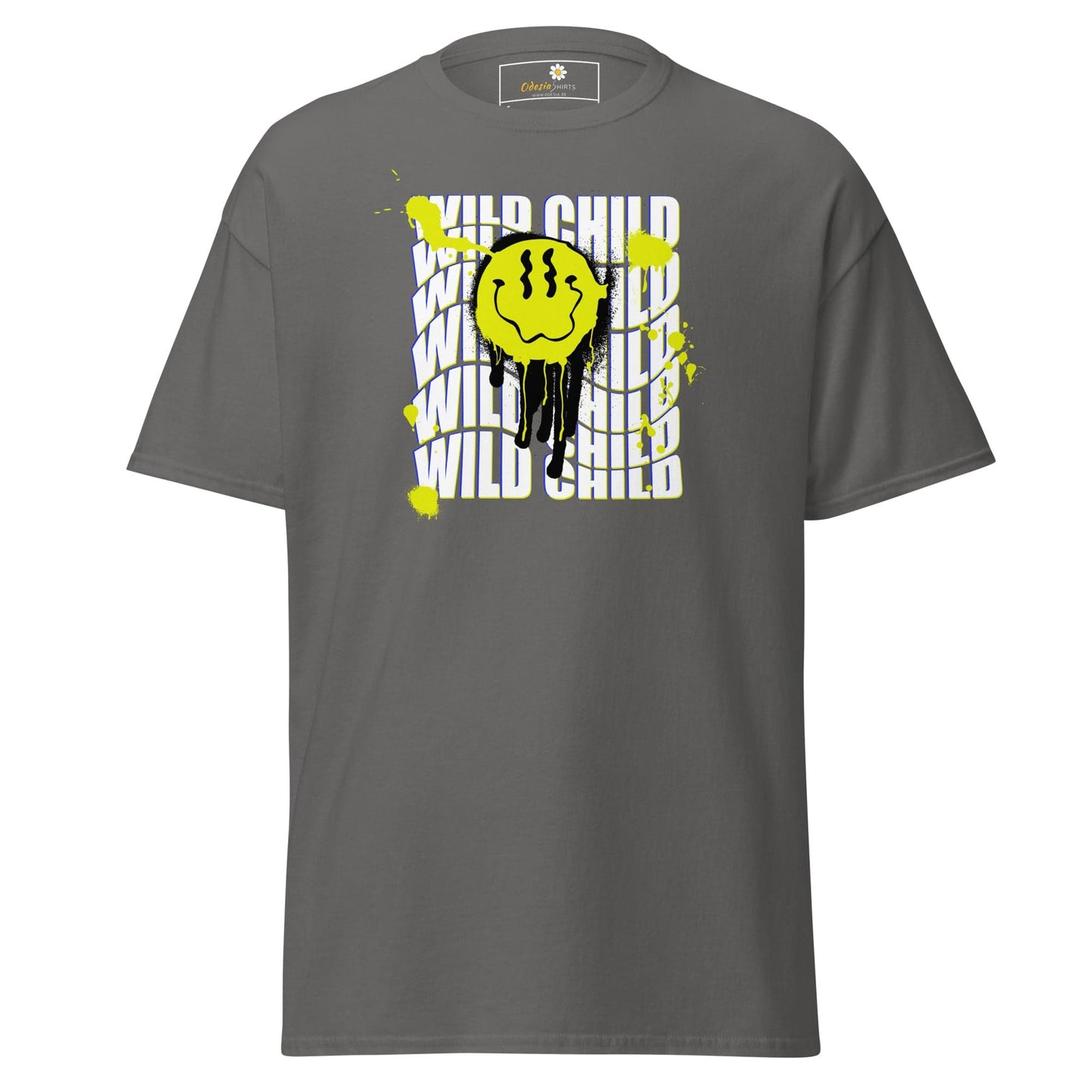 Unisex classic tee - MISC WILD CHILD SMILE - REGULAR - Charcoal / S