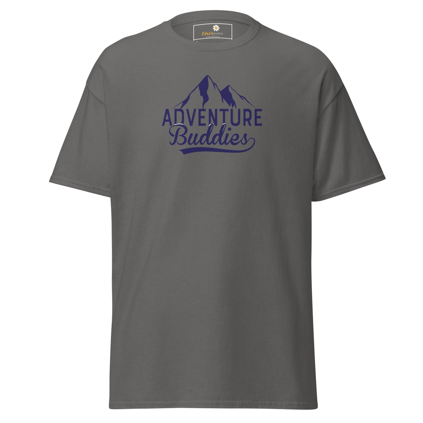 Unisex classic t-shirt - SPORT ADVENTURE BUDDIES - REGULAR - Charcoal / S