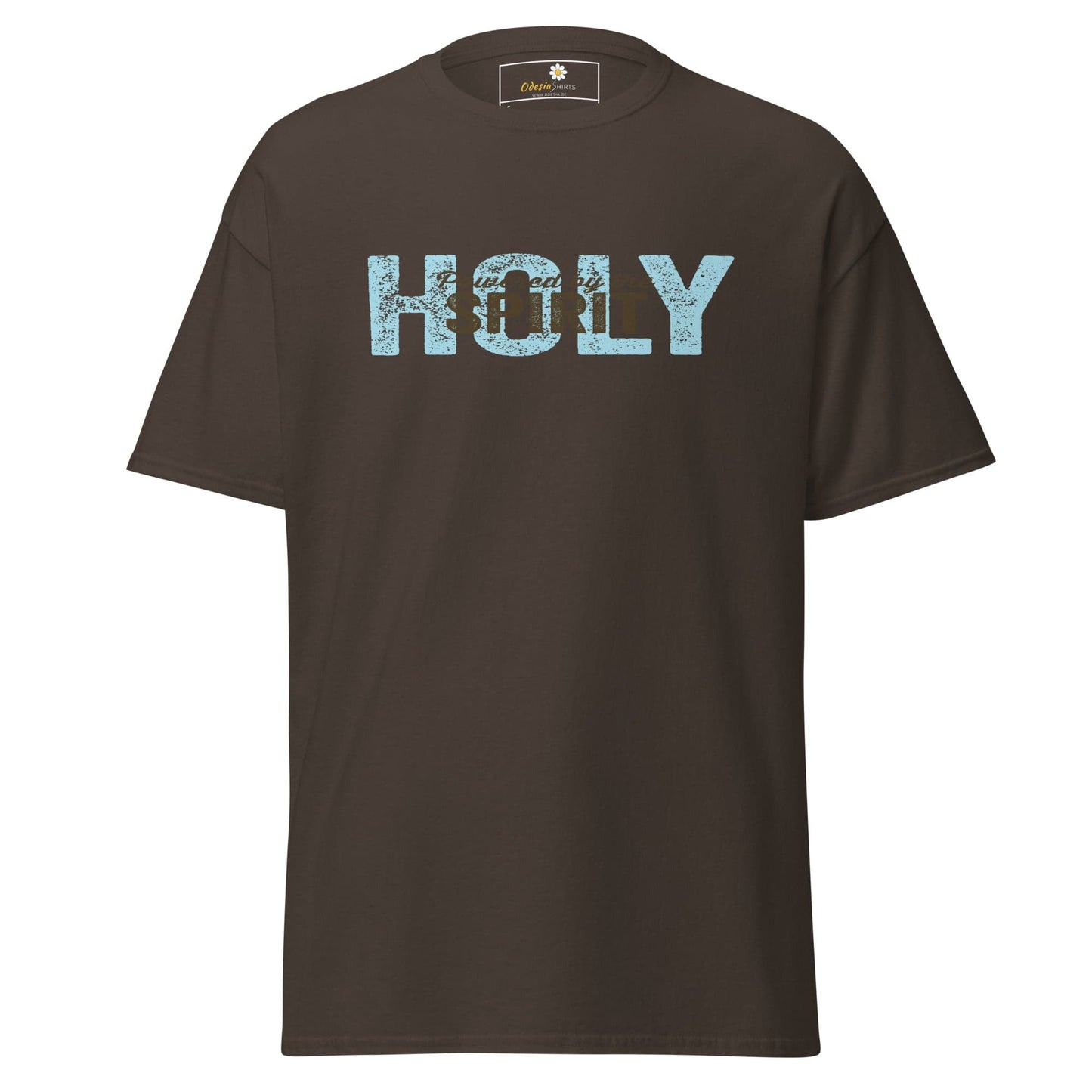 Unisex classic tee - SPIRITUAL POWERED HOLY SPIRIT - REGULAR - Dark Chocolate / S
