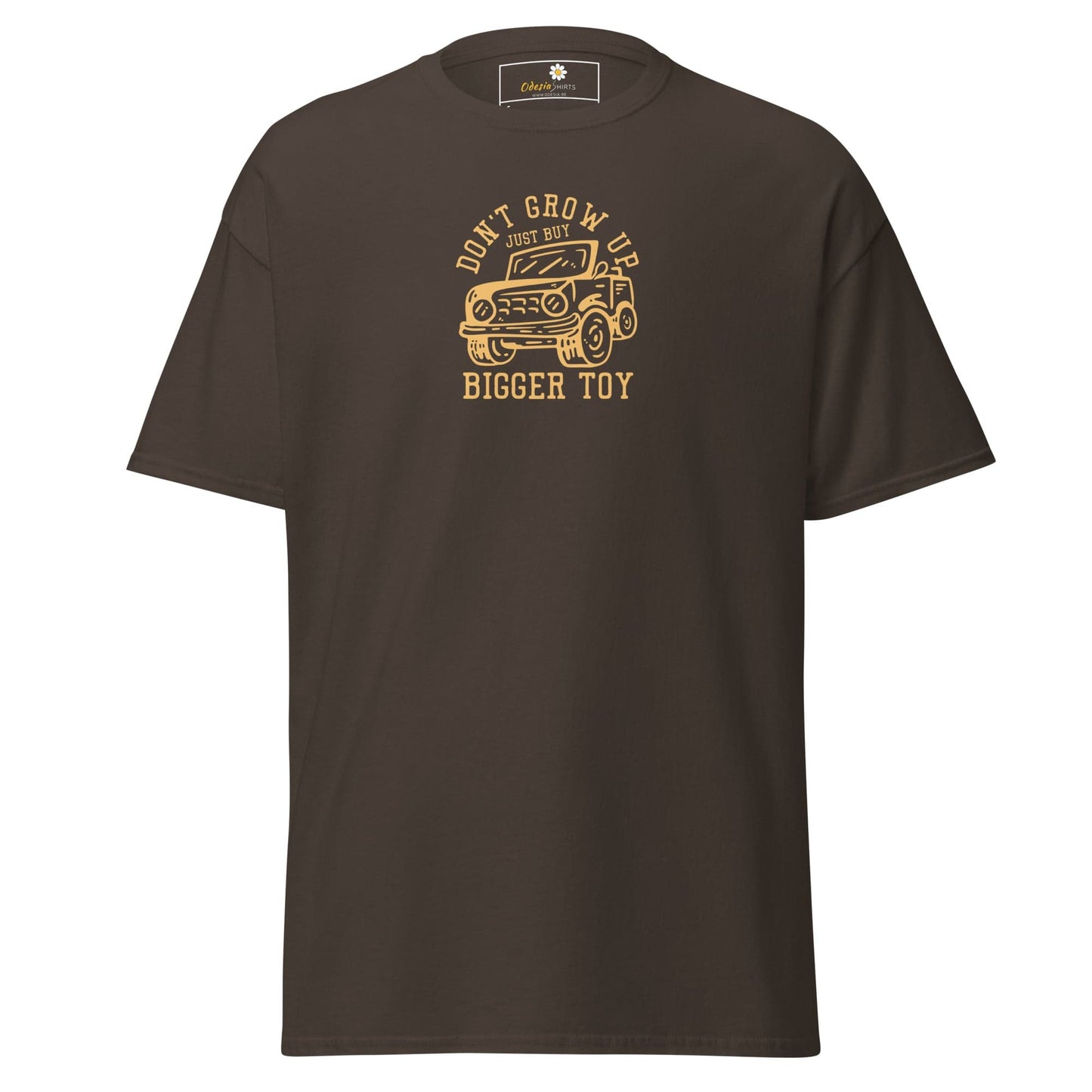 Unisex classic tee - MISC DONT GROW UP - REGULAR - Dark Chocolate / S
