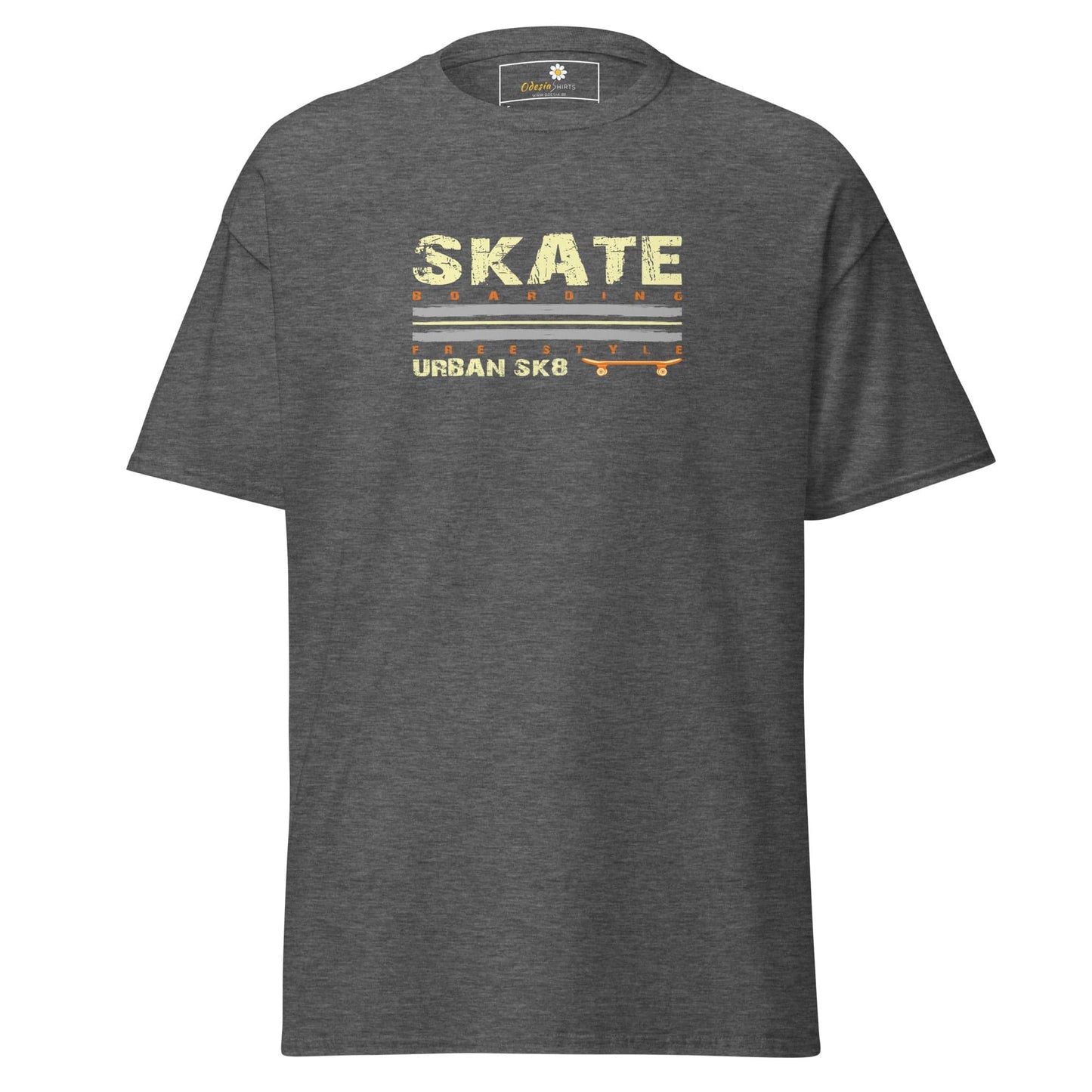 Unisex classic t-shirt - SPORT SKATEBOARDING - REGULAR - Dark Heather / S