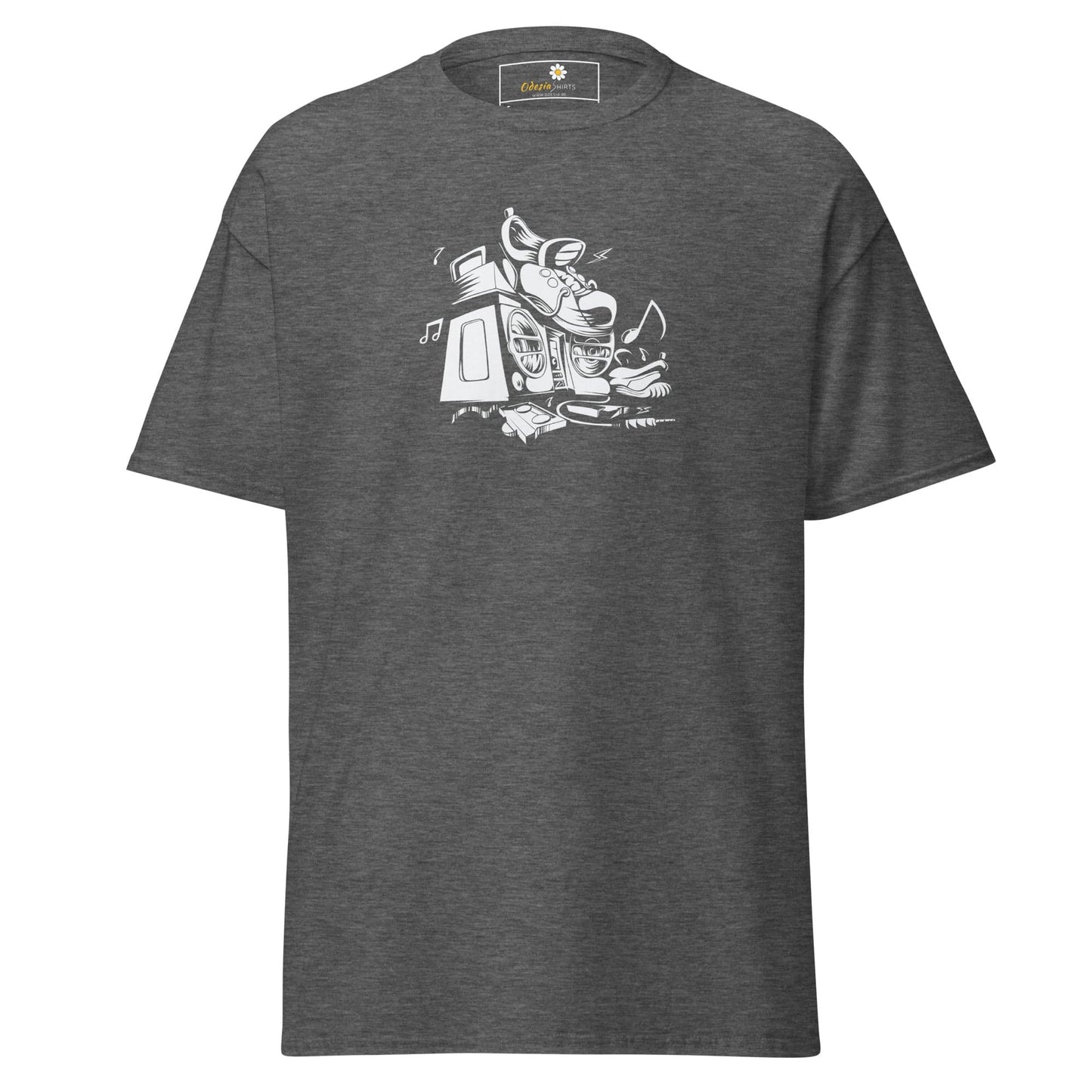 Unisex classic t-shirt - FANTASY SHOES THINGS - REGULAR - Dark Heather / S