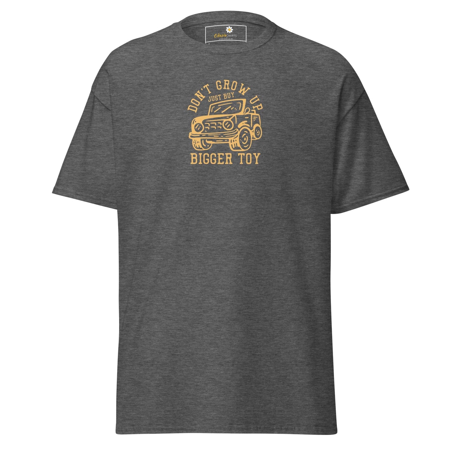 Unisex classic tee - MISC DONT GROW UP - REGULAR - Dark Heather / S
