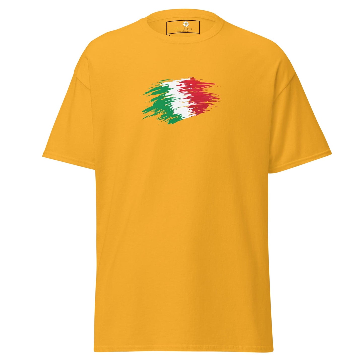 Unisex classic tee - COUNTRY ITALIAN SHAPE - REGULAR - Gold / S