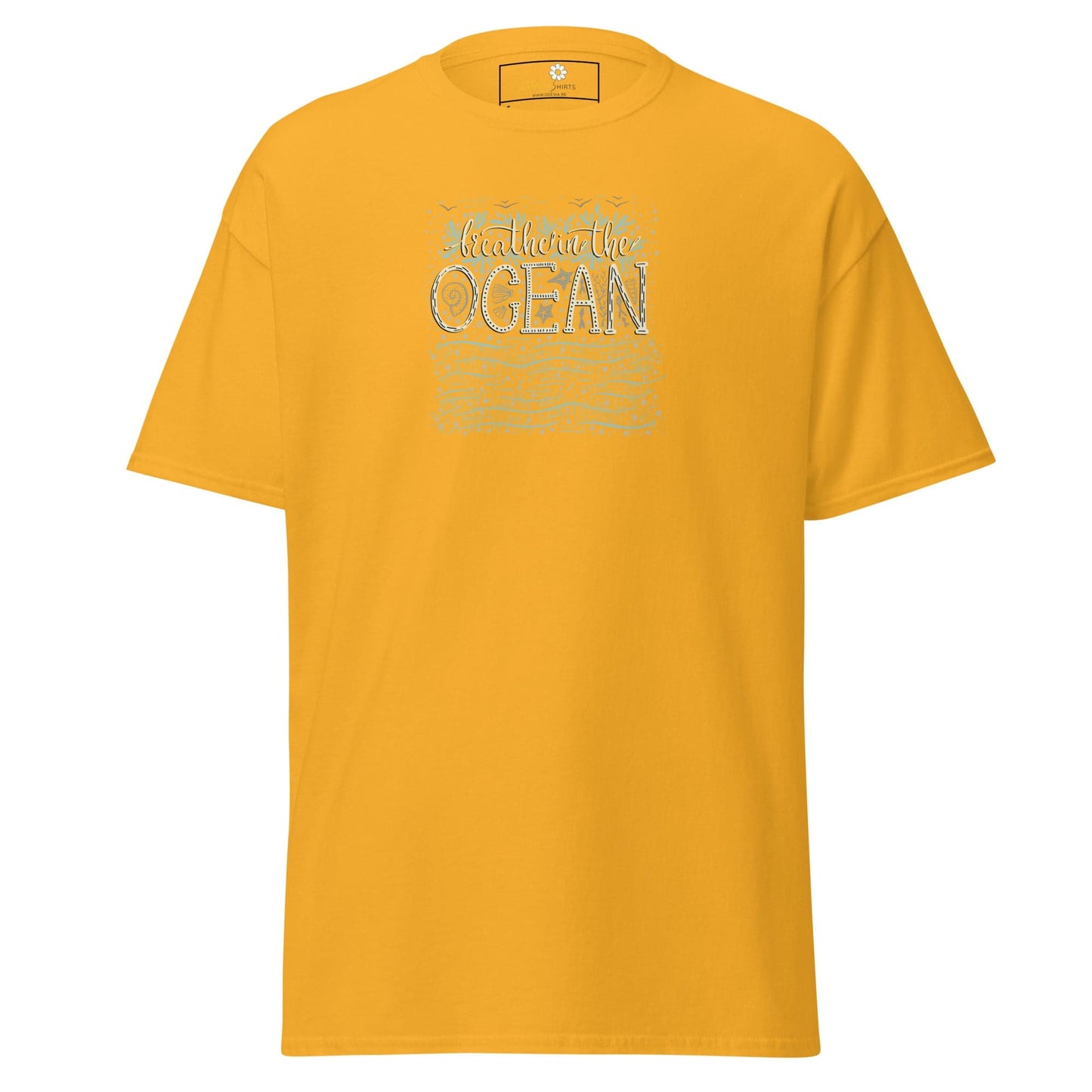 Unisex classic tee - NATURE OCEAN - REGULAR - Gold / S