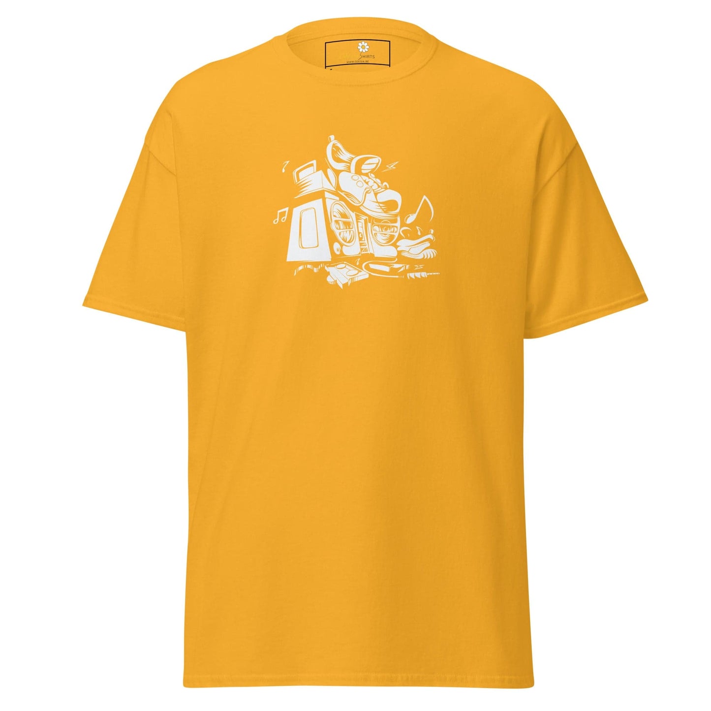 Unisex classic t-shirt - FANTASY SHOES THINGS - REGULAR - Gold / S