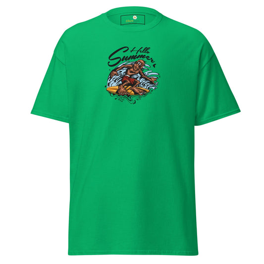 Unisex classic t-shirt - FANTASY SURFING MONKEY - REGULAR - Irish Green / S