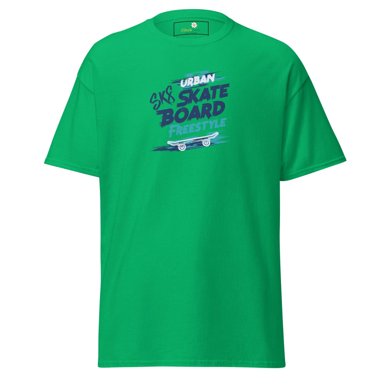 Unisex classic t-shirt - SPORT SKATEBOARD FREESTYLE - REGULAR - Irish Green / S