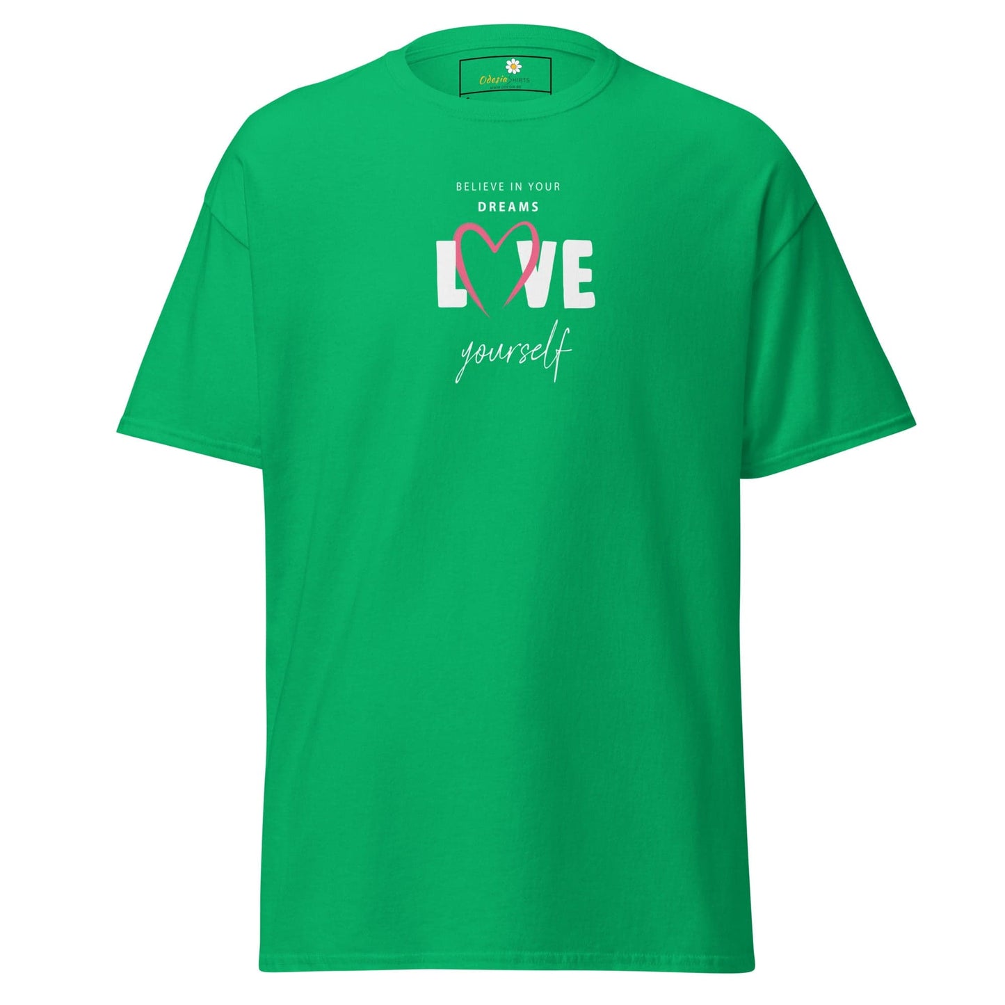 Unisex classic tee - MISC BELIEVE DREAMS LOVE - REGULAR - Irish Green / S