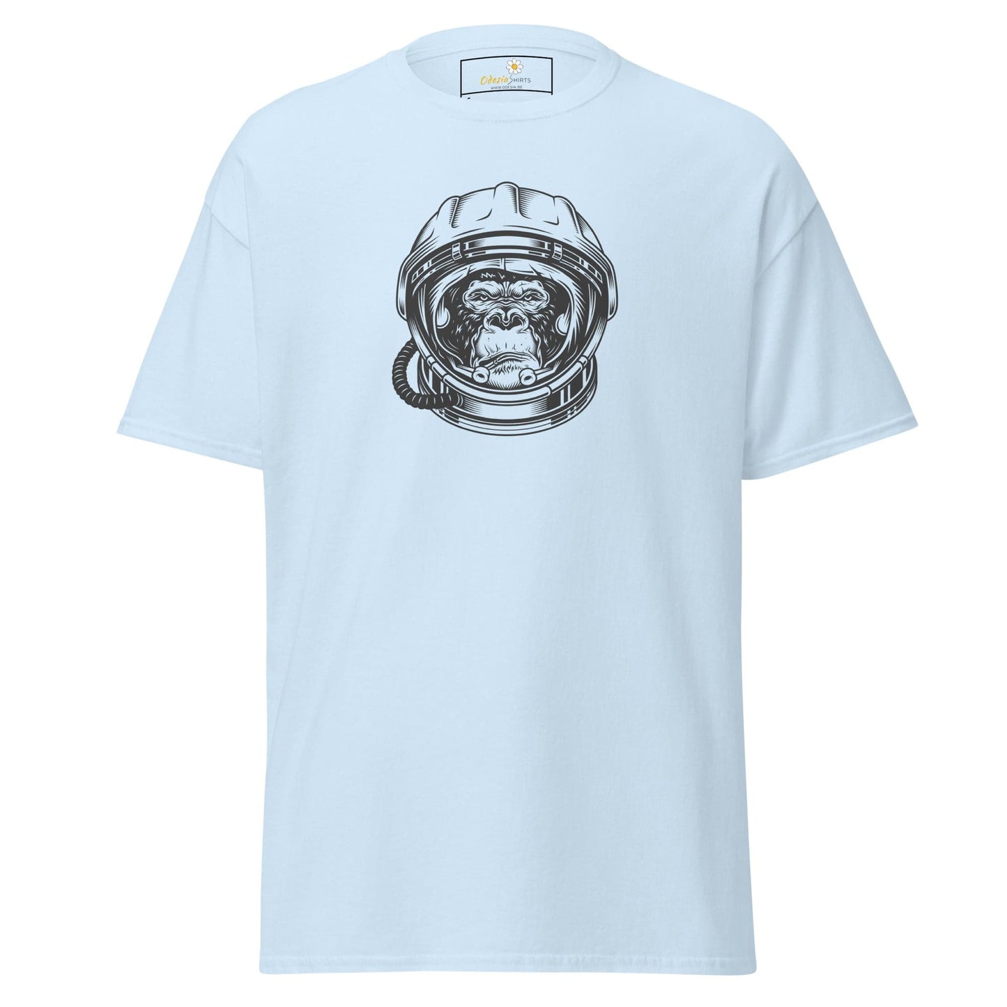 Unisex classic tee - WILD LIFE ASTRONAUT CHIMP - REGULAR - Light Blue / S