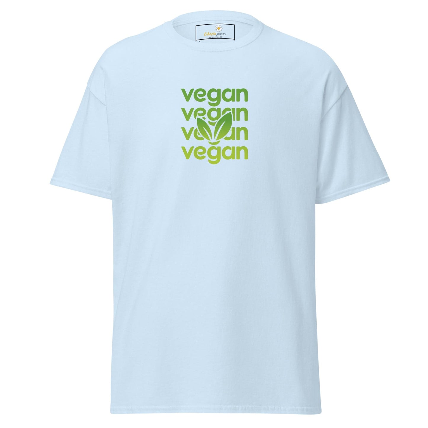 Unisex classic tee - GREEN VEGAN - REGULAR - Light Blue / S