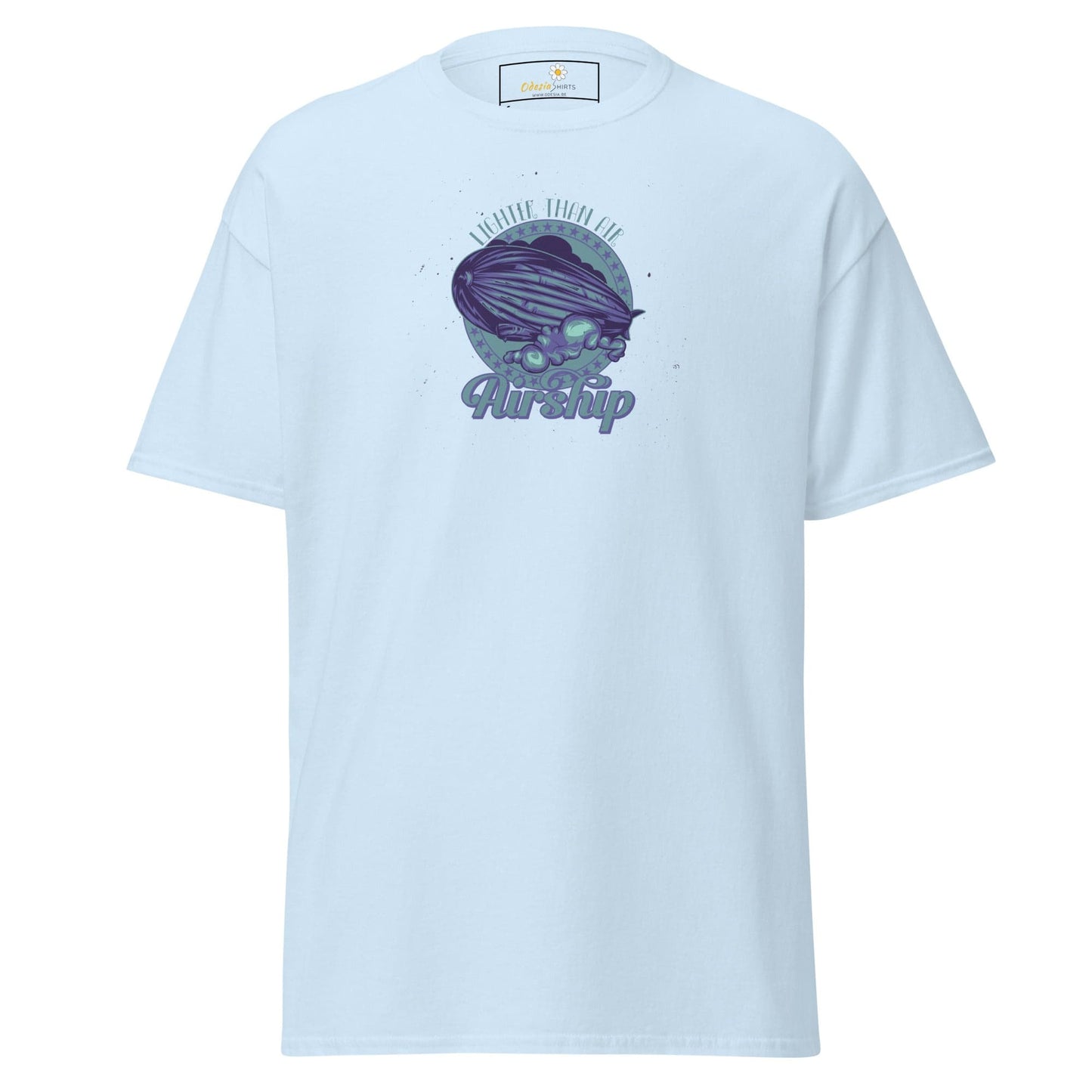 Unisex classic t-shirt - MISC AIRSHIP - REGULAR - Light Blue / S