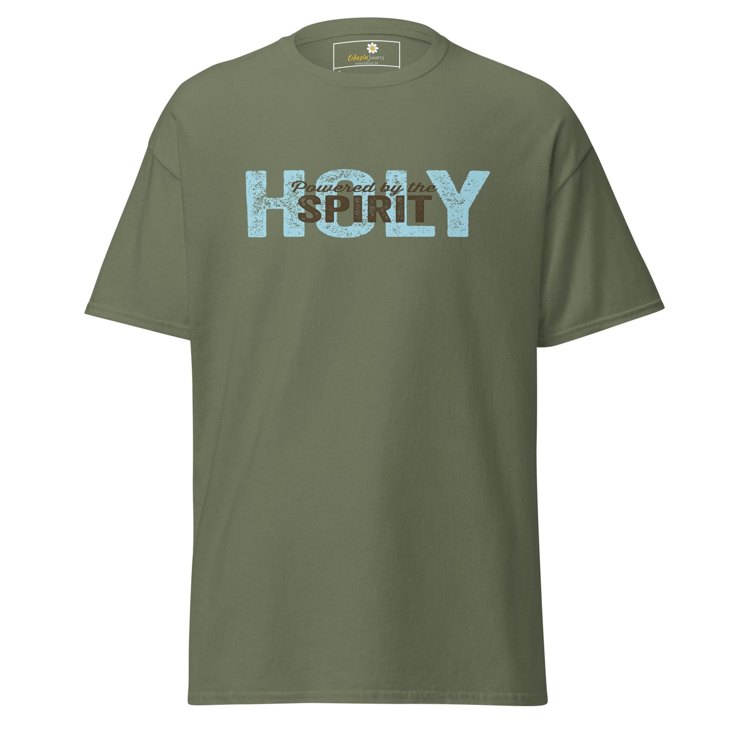 Unisex classic tee - SPIRITUAL POWERED HOLY SPIRIT - REGULAR - Military Green / S