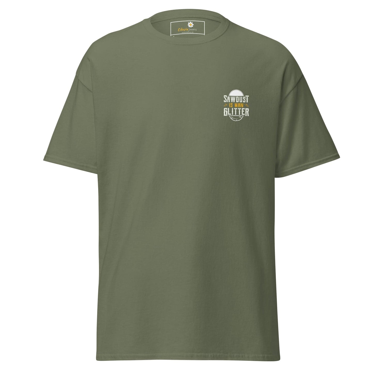 Unisex classic tee - MISC FUN SAWDUST GLITTER POCKET - REGULAR - Military Green / S